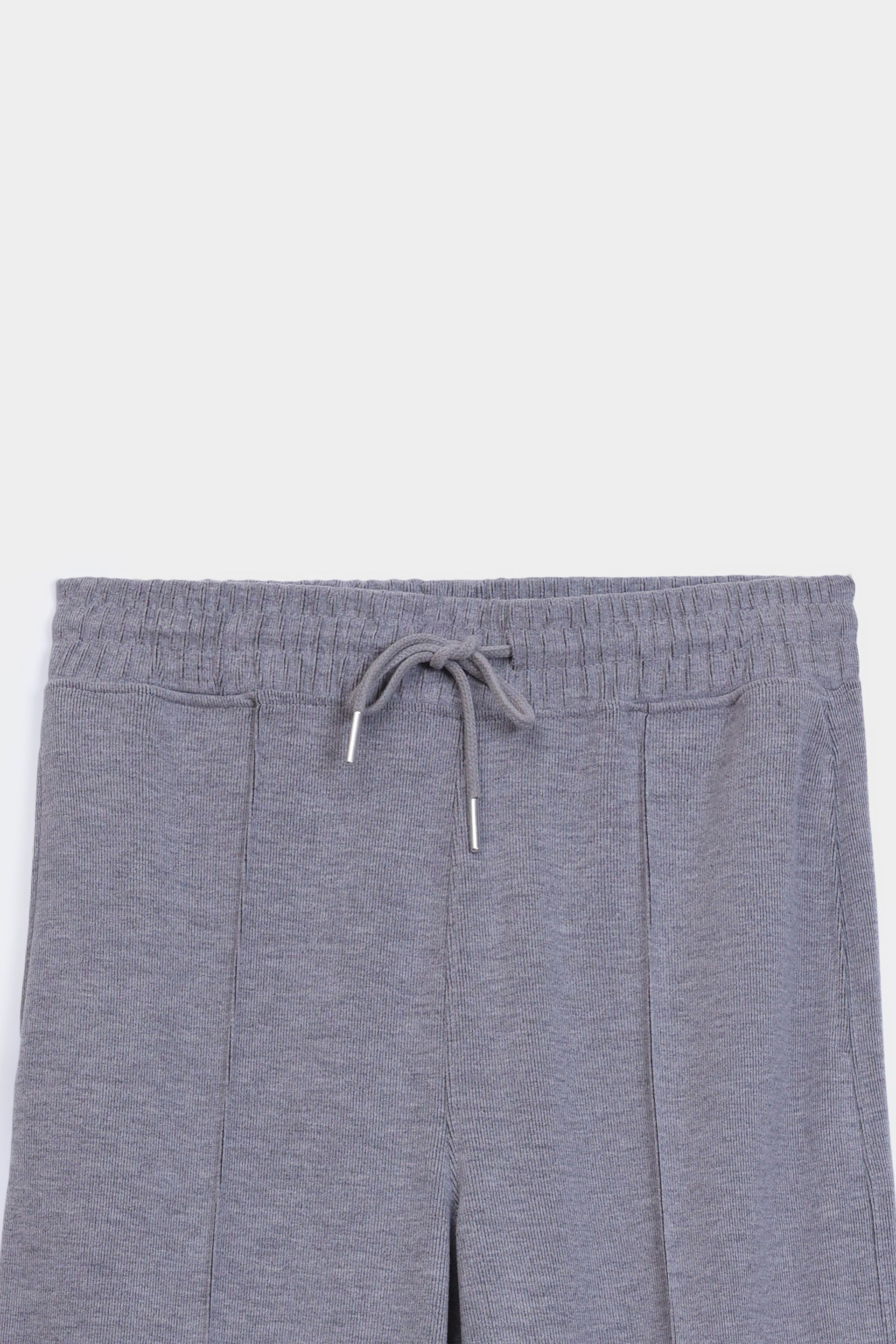 Flat Back Rib Knit Trousers - Cougar Clothing
