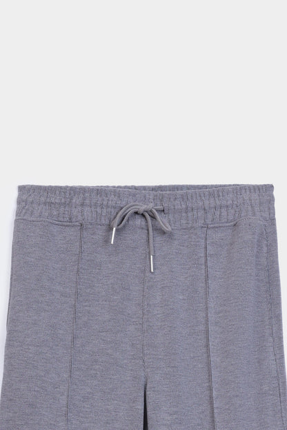 Flat Back Rib Knit Trousers - Cougar Clothing