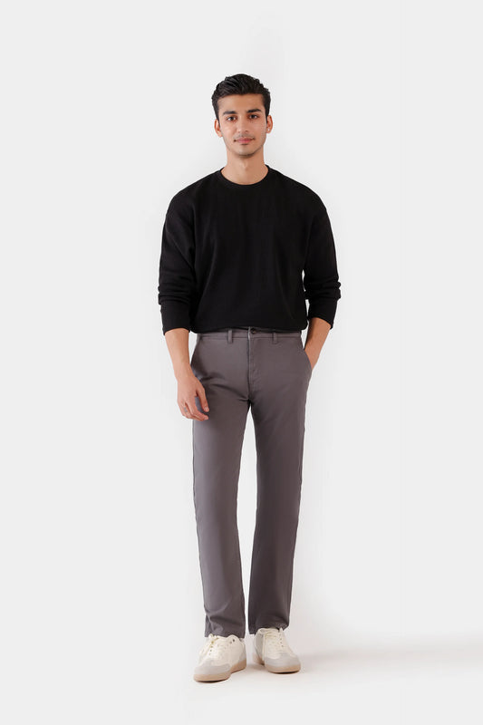 Slim Fit Twill Chino Pants - Cougar Clothing