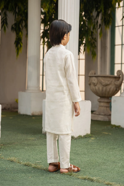 Embroidered Kurta & Trousers - Cougar Clothing