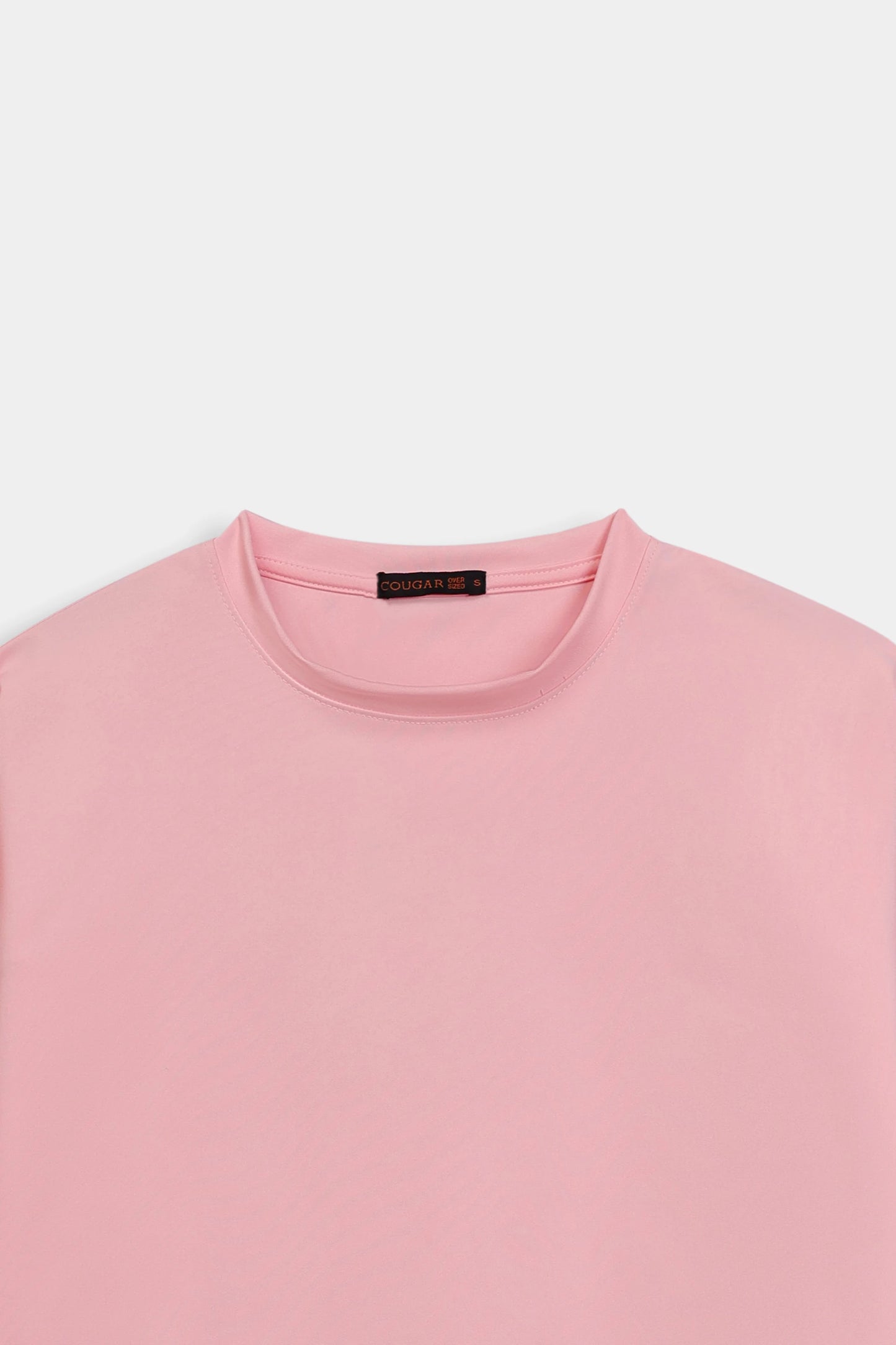 Oversized T-Shirt With Contrast Patch - Cougar Clothing