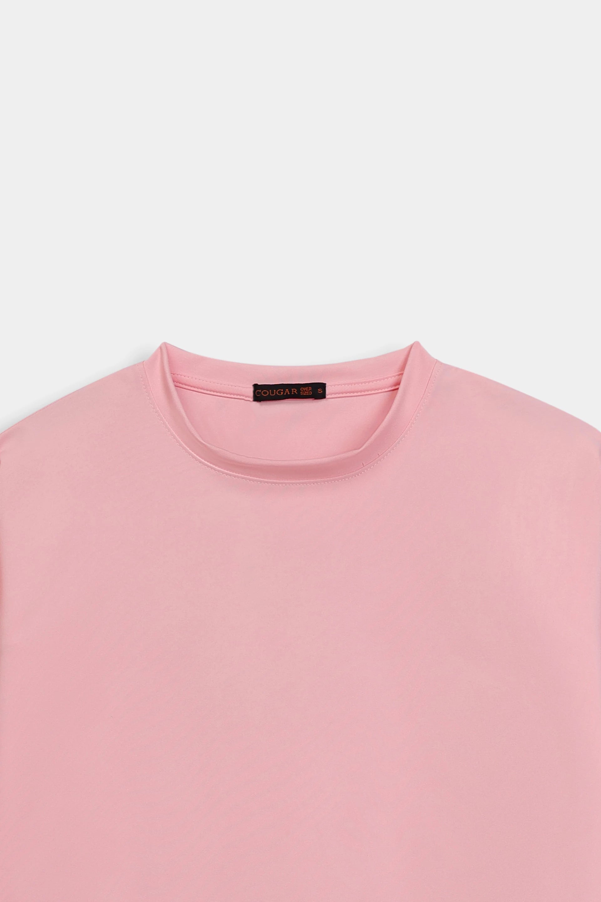Oversized T-Shirt With Contrast Patch - Cougar Clothing