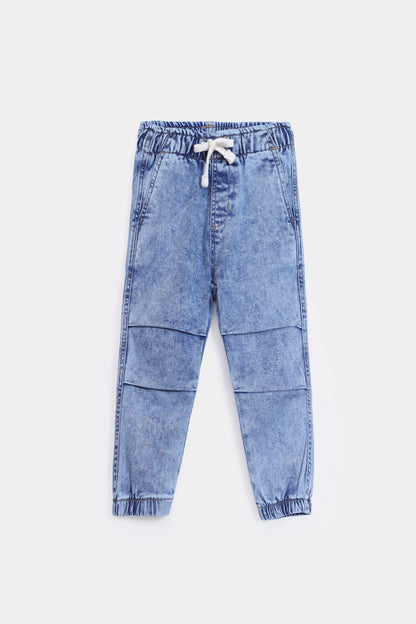 Drawstring Panel Jeans - Cougar Clothing