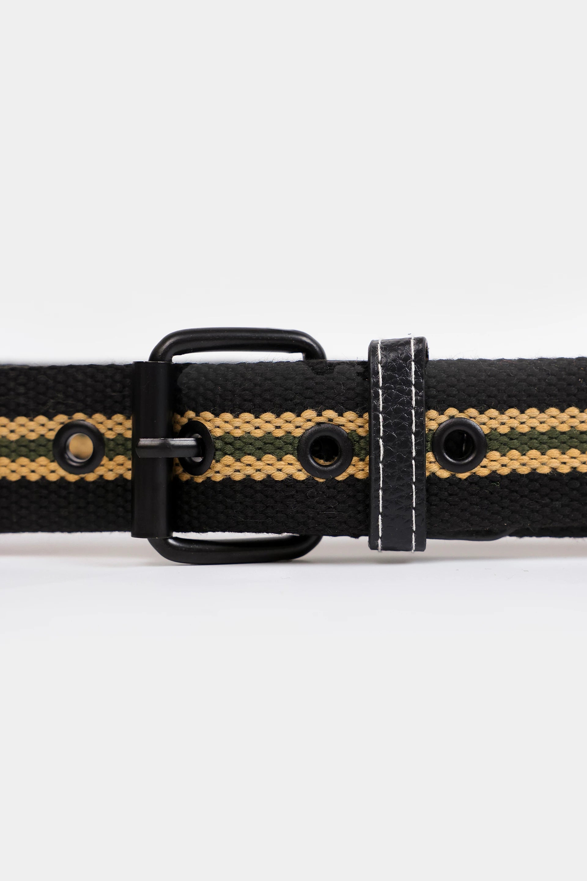 Double Striped Canvas Belt - Cougar Clothing