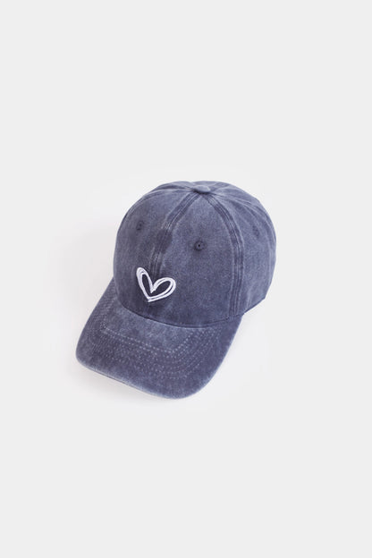Embroidered Heart P-Cap - Cougar Clothing