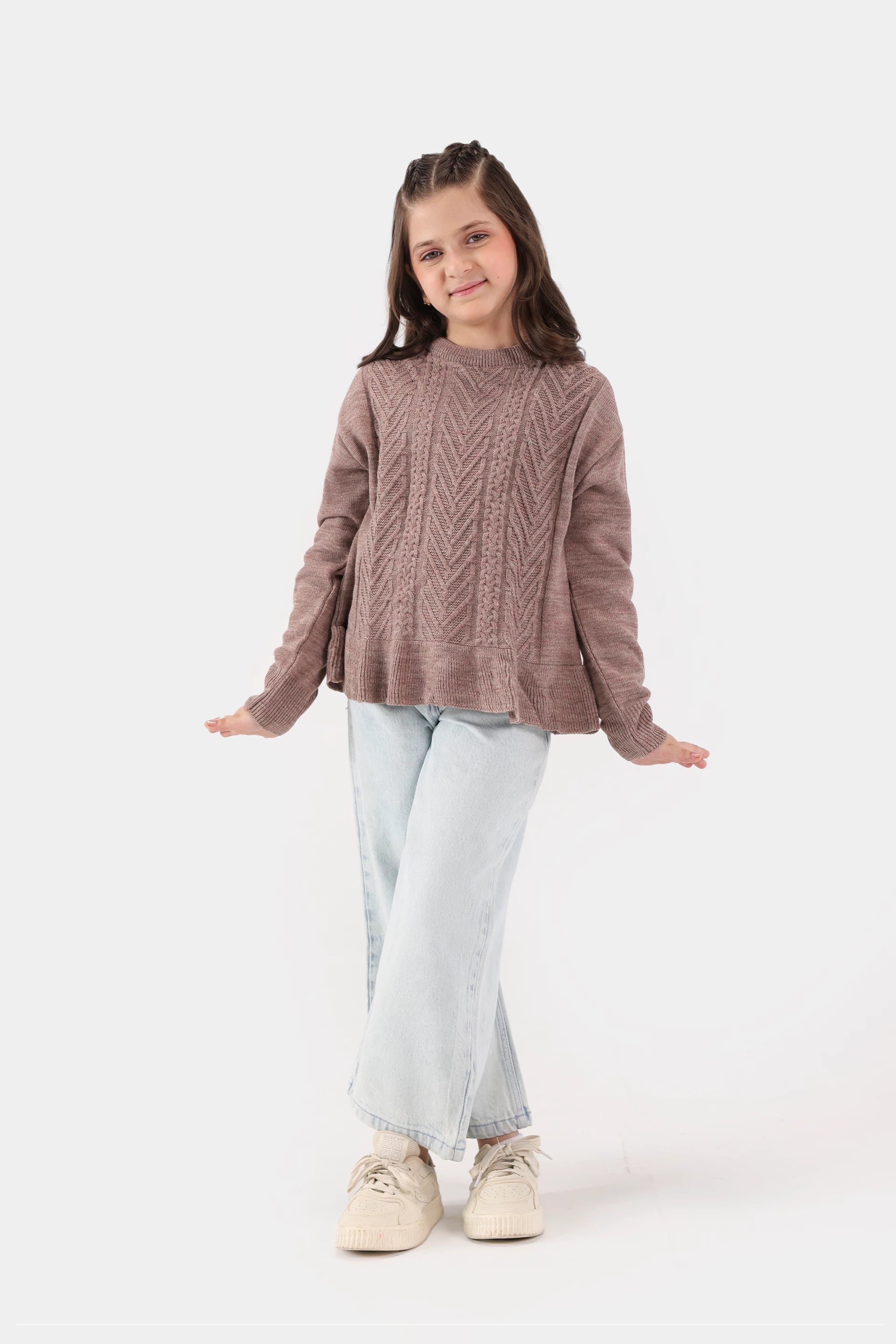 Textured Knit Sweater - Cougar Clothing