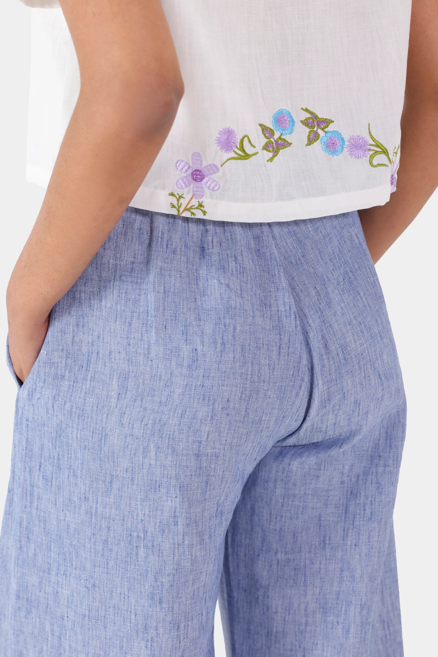 Floral Embroidered Shirt - Cougar Clothing