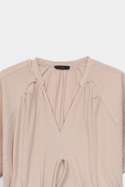 Crushed Midi Dress - Cougar Clothing