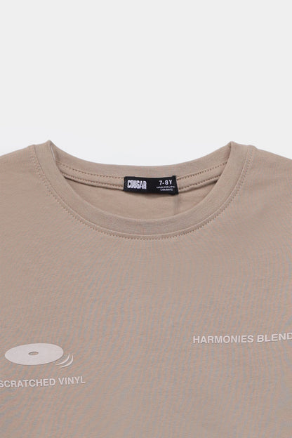 Text Printed T-Shirt - Cougar Clothing