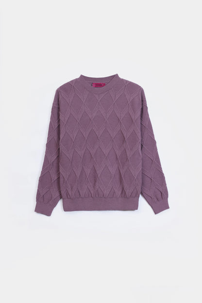 Argyle Knit Sweater - Cougar Clothing