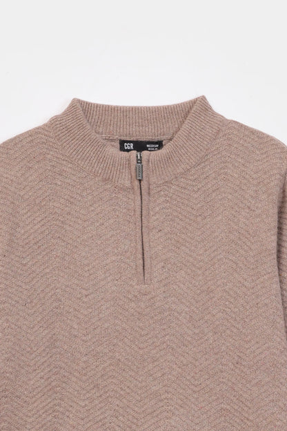 Cozy Quarter Zip Sweater - Cougar Clothing