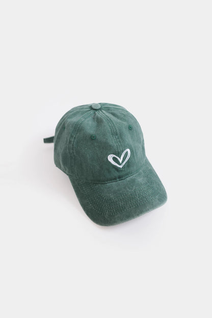 Embroidered Heart P-Cap - Cougar Clothing