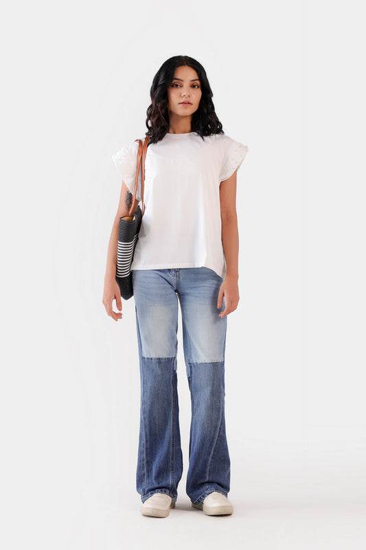 Embellished Sleeved T-Shirt - Cougar Clothing