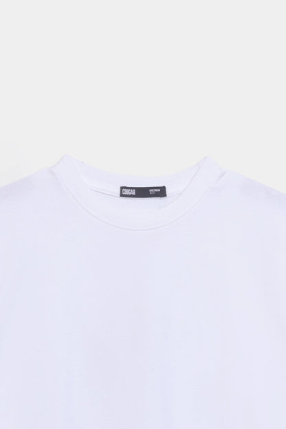 Back Printed Boxy T-Shirt - Cougar Clothing