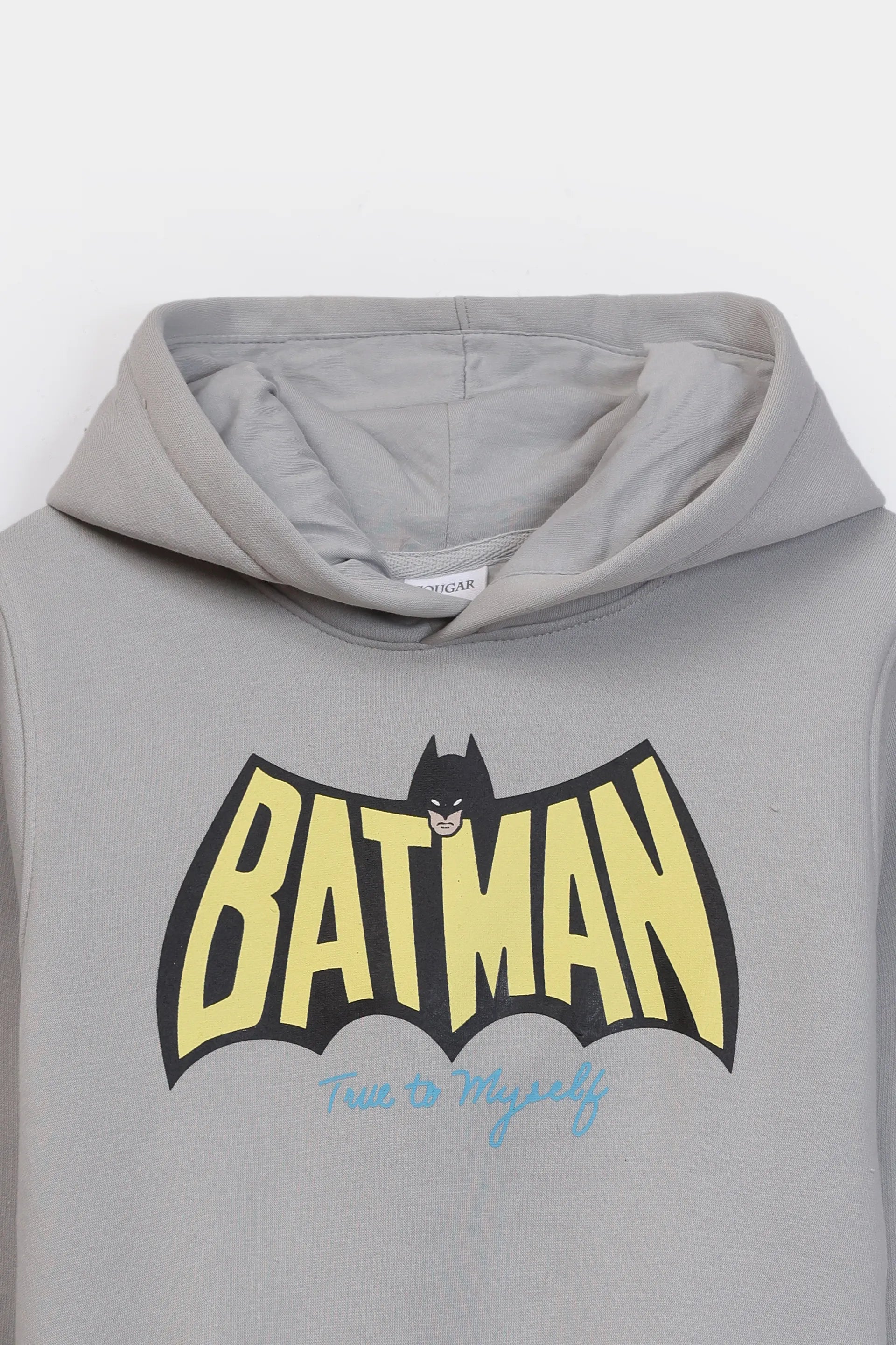 Fleece Text Printed Hoodie - Cougar Clothing