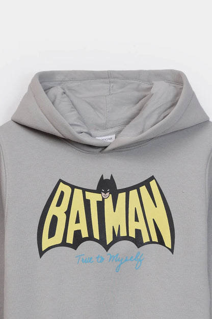 Fleece Text Printed Hoodie - Cougar Clothing