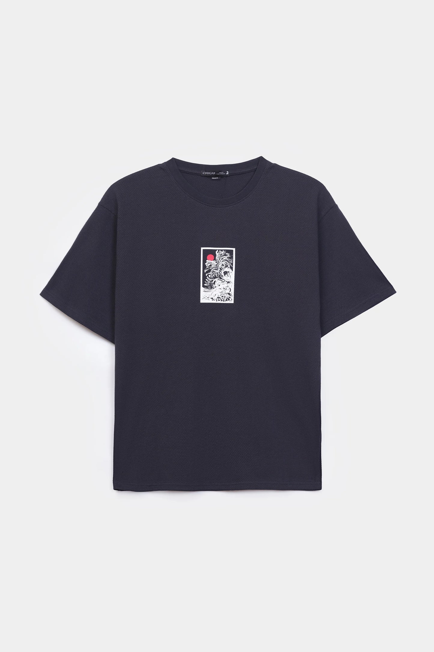 Relaxed Popcorn Knit T-Shirt - Cougar Clothing