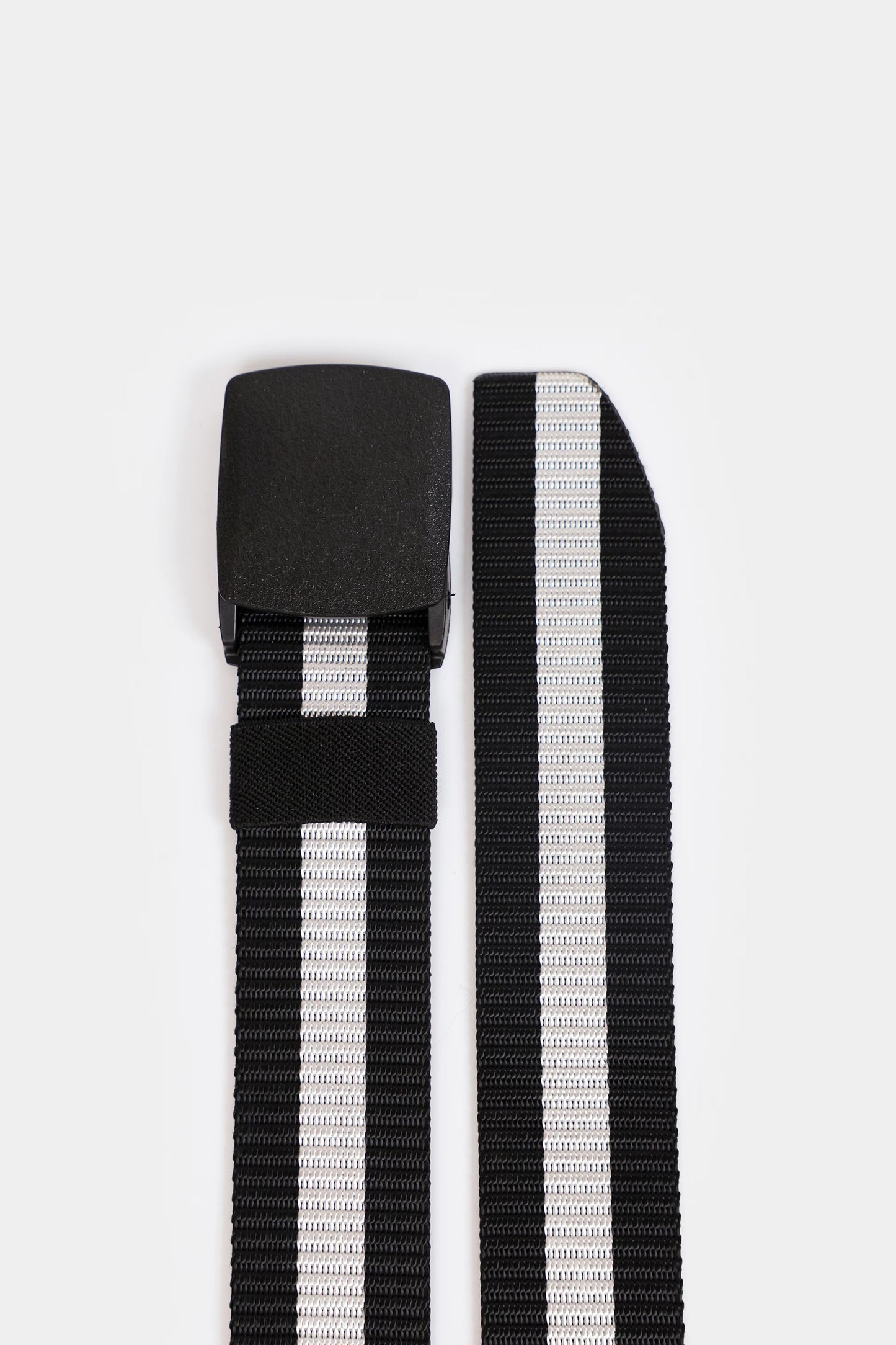 Contrast Striped Webbing Belt - Cougar Clothing