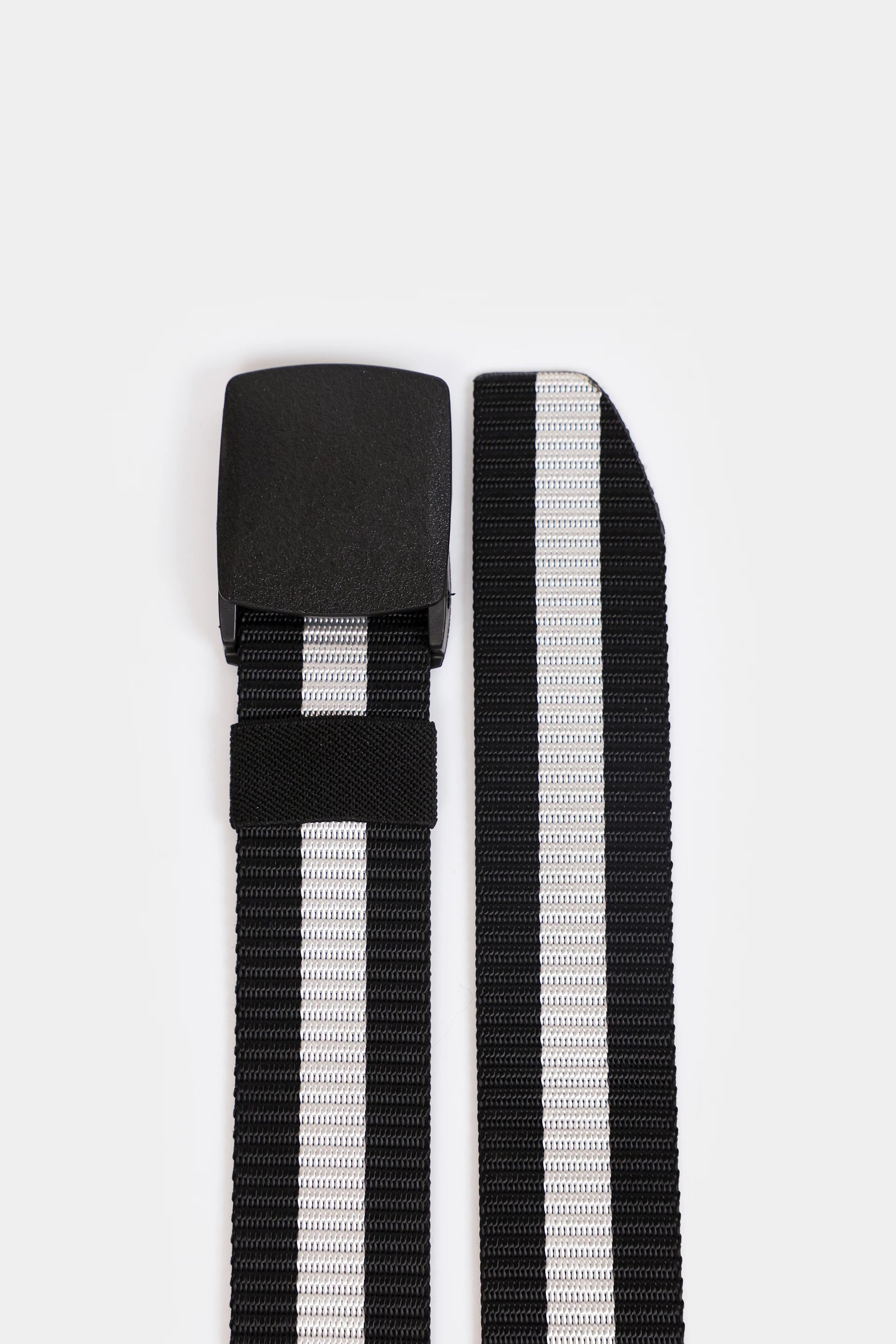 Contrast Striped Webbing Belt - Cougar Clothing