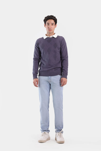 Textured Knit Sweater - Cougar Clothing