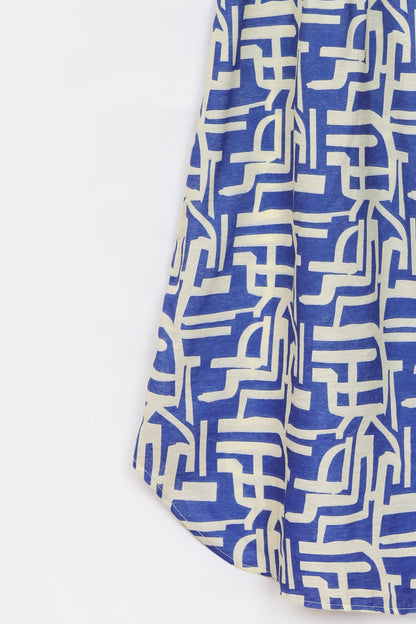 Geometric Printed Dress - Cougar Clothing