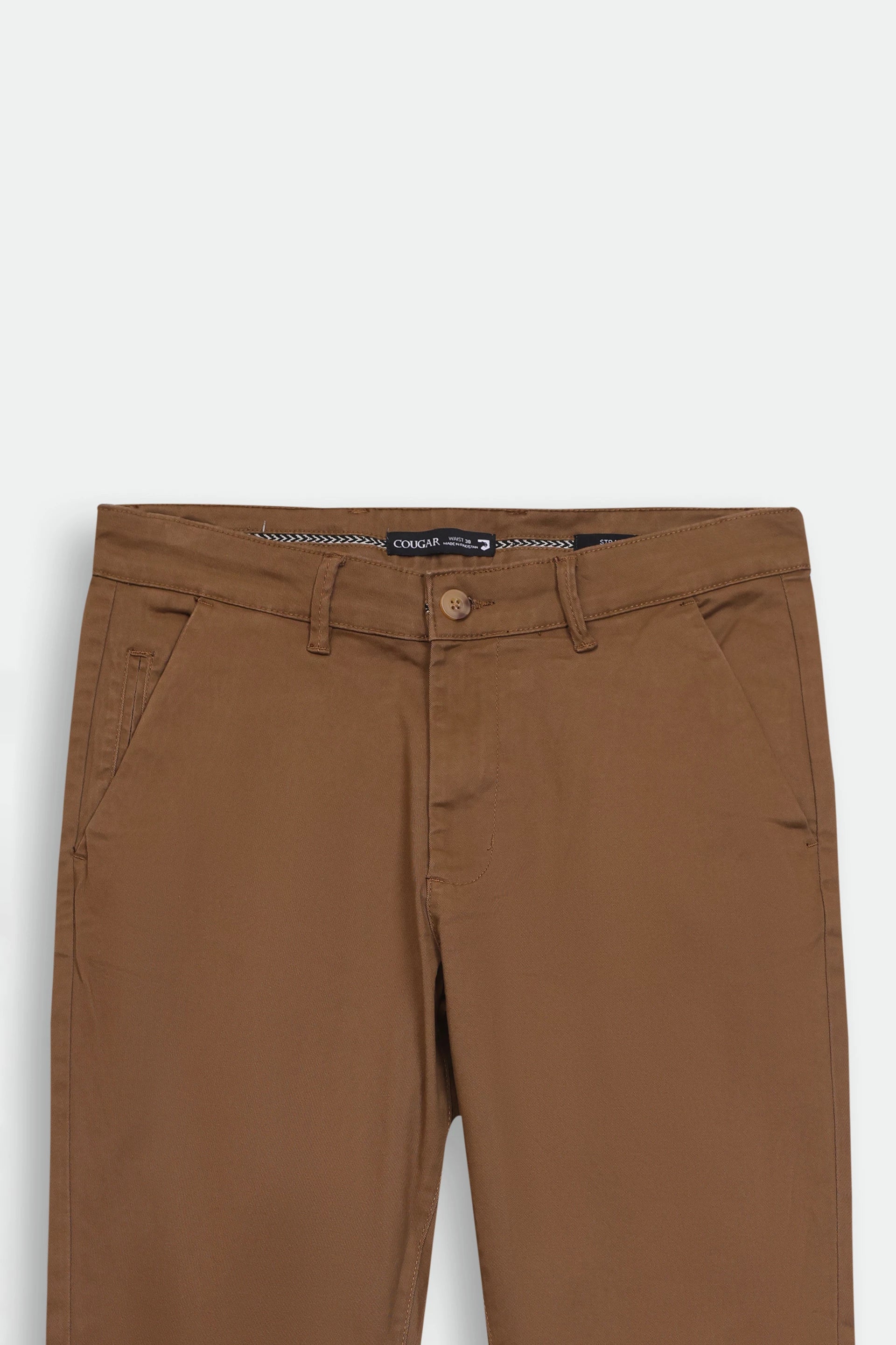Straight Twill Chino Pants - Cougar Clothing