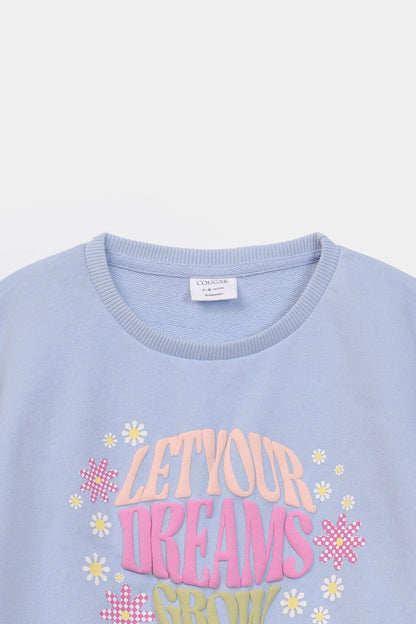 Puff Print Sweatshirt - Cougar Clothing