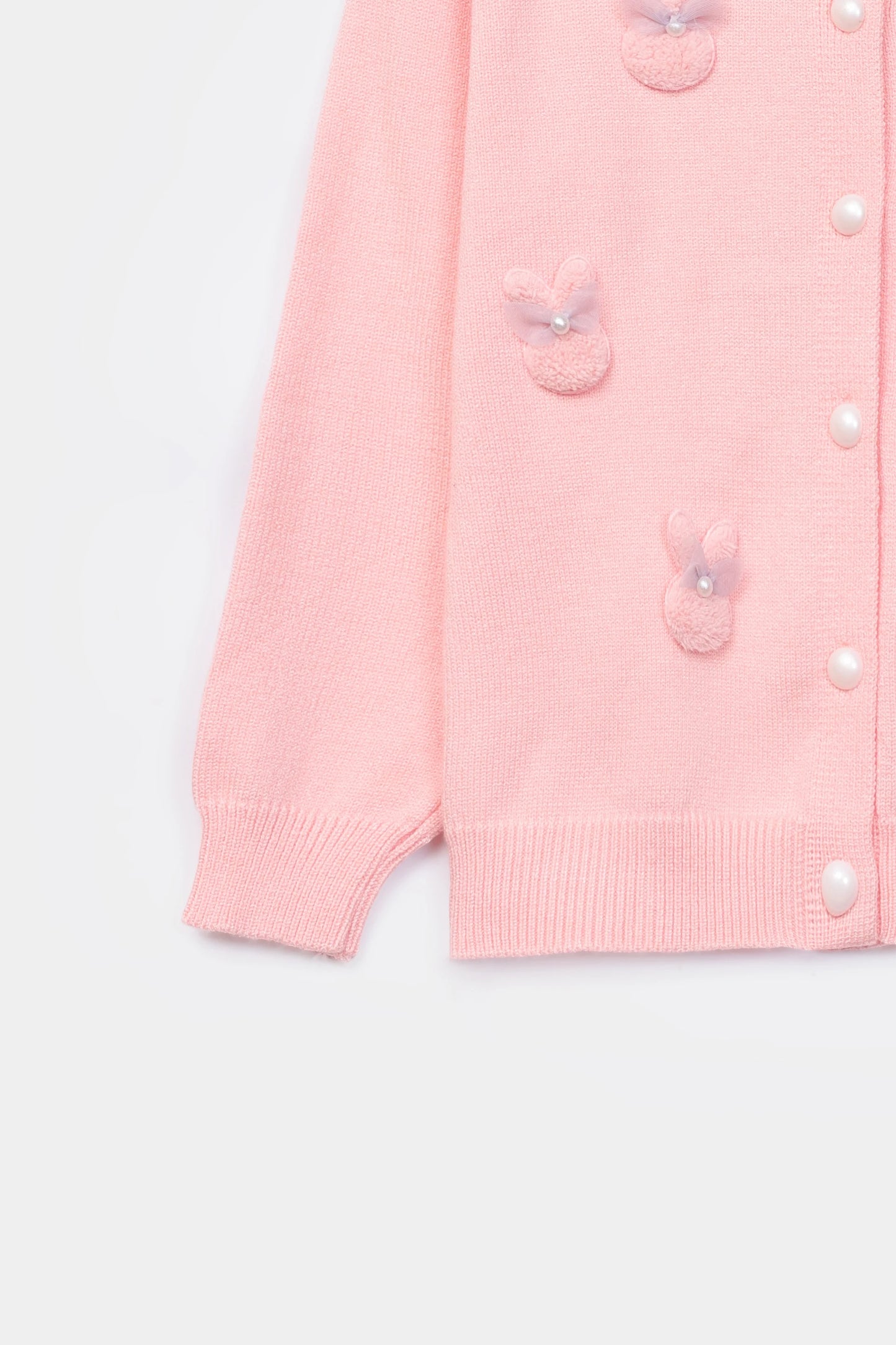 Fluffy-Bows Cardigan - Cougar Clothing