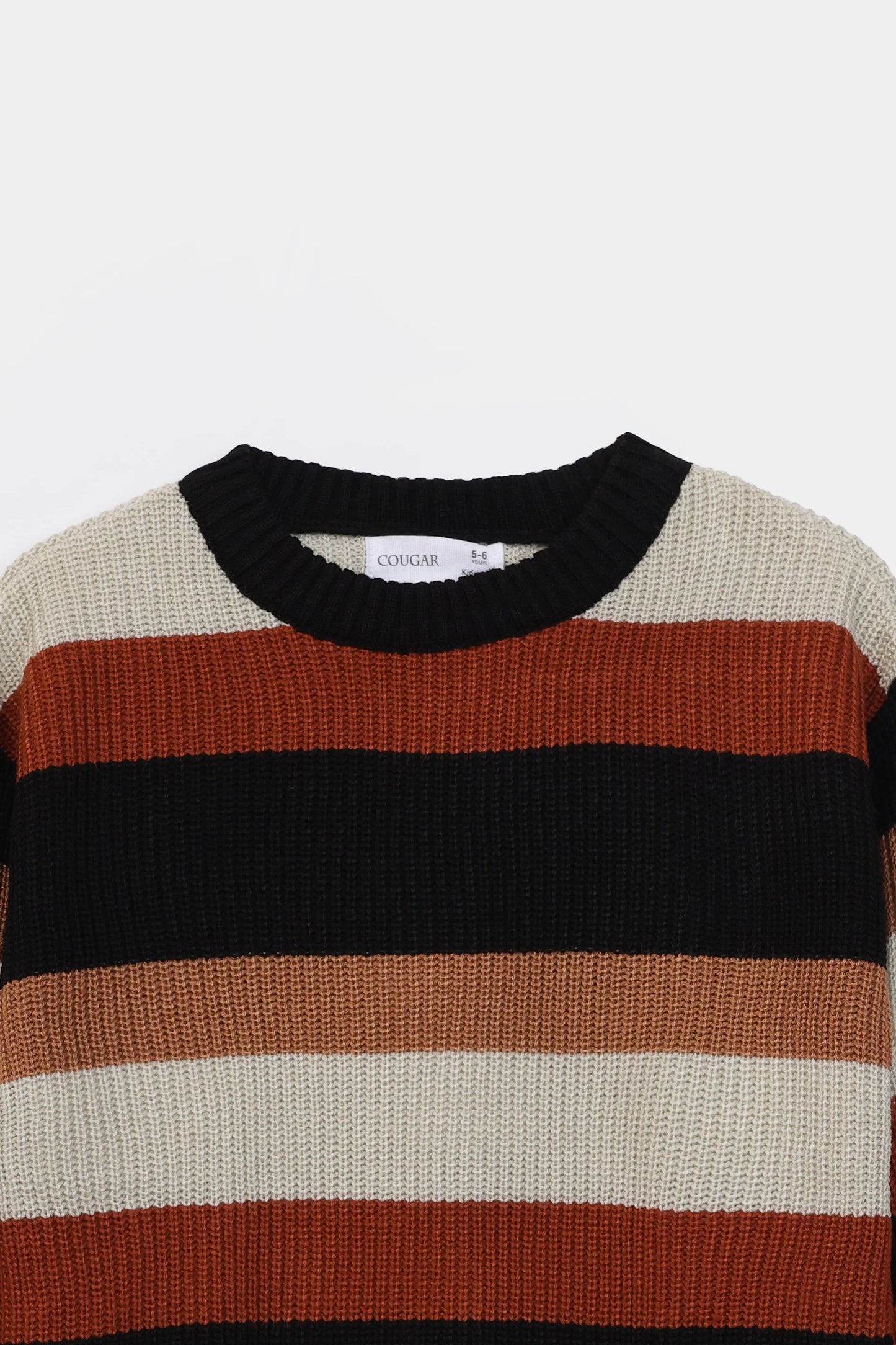 Contrast Striped Sweater - Cougar Clothing
