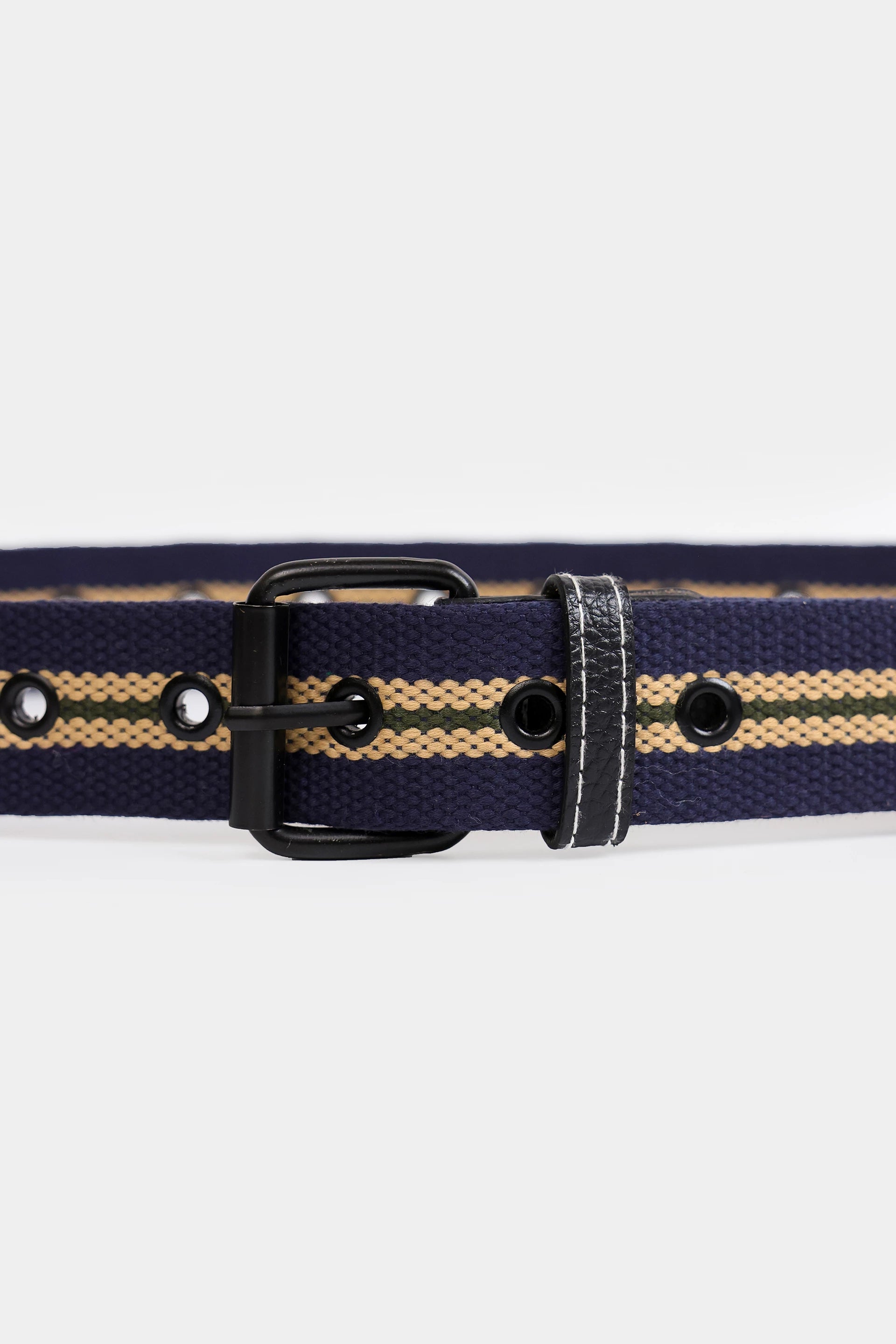 Double Striped Canvas Belt - Cougar Clothing