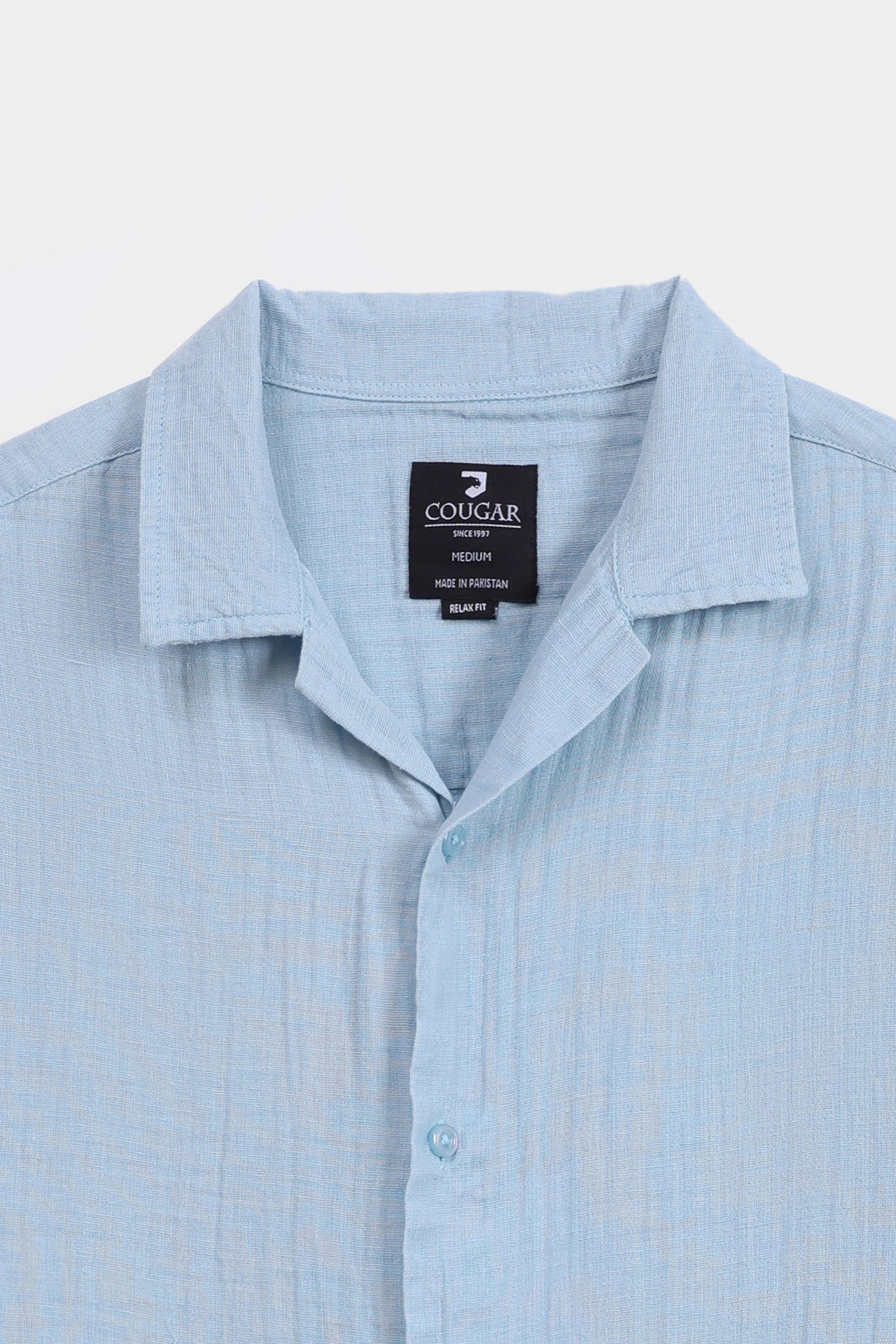 Muslin Resort Collar Shirt - Cougar Clothing