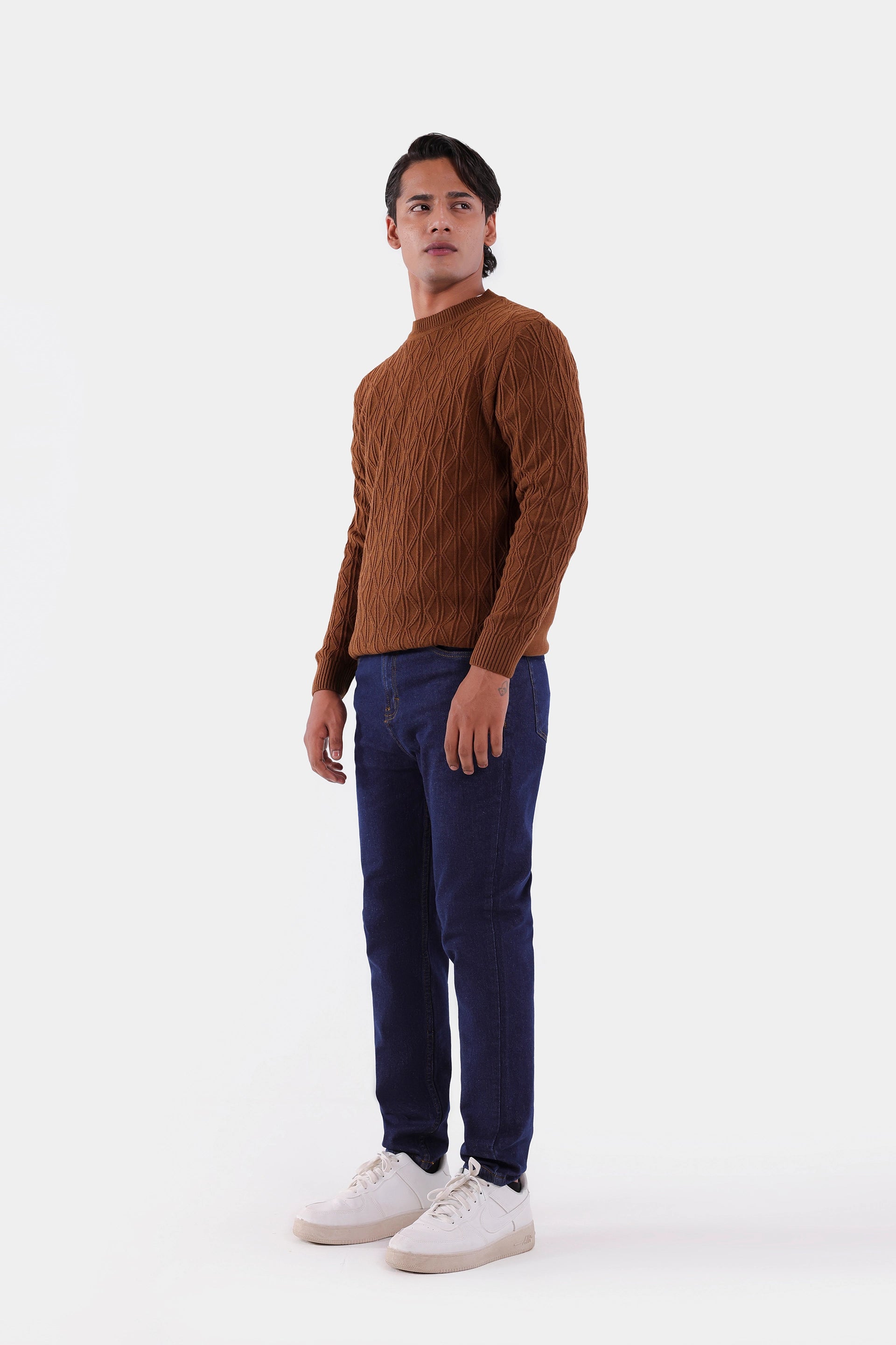 Textured Knit Sweater - Cougar Clothing