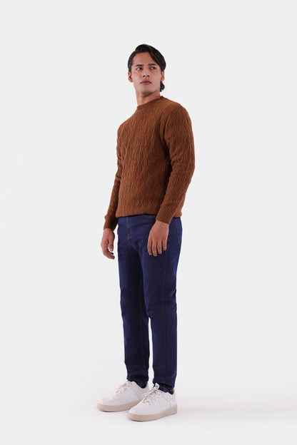 Textured Knit Sweater - Cougar Clothing