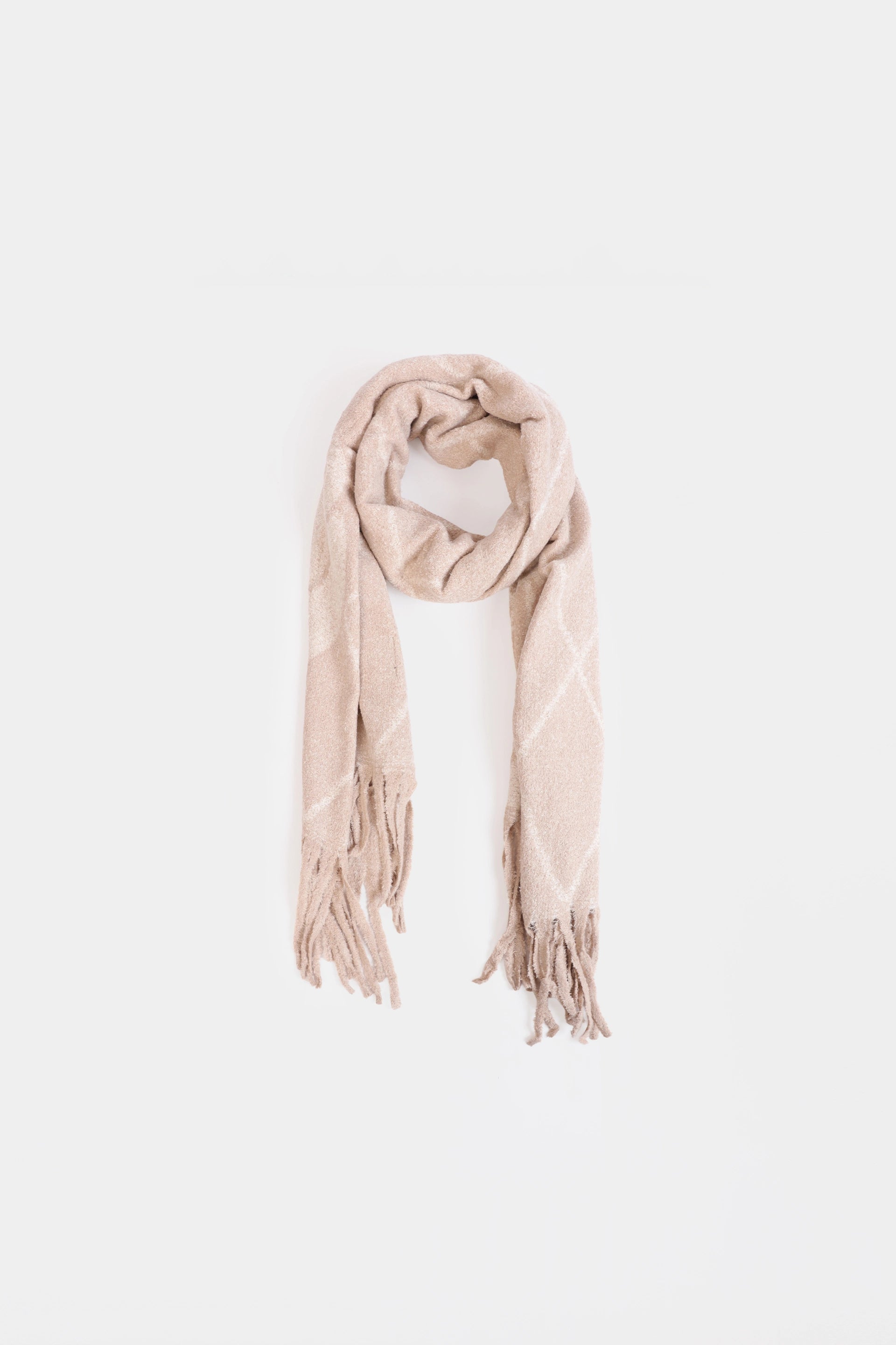 Argyle Knit Shawl - Cougar Clothing