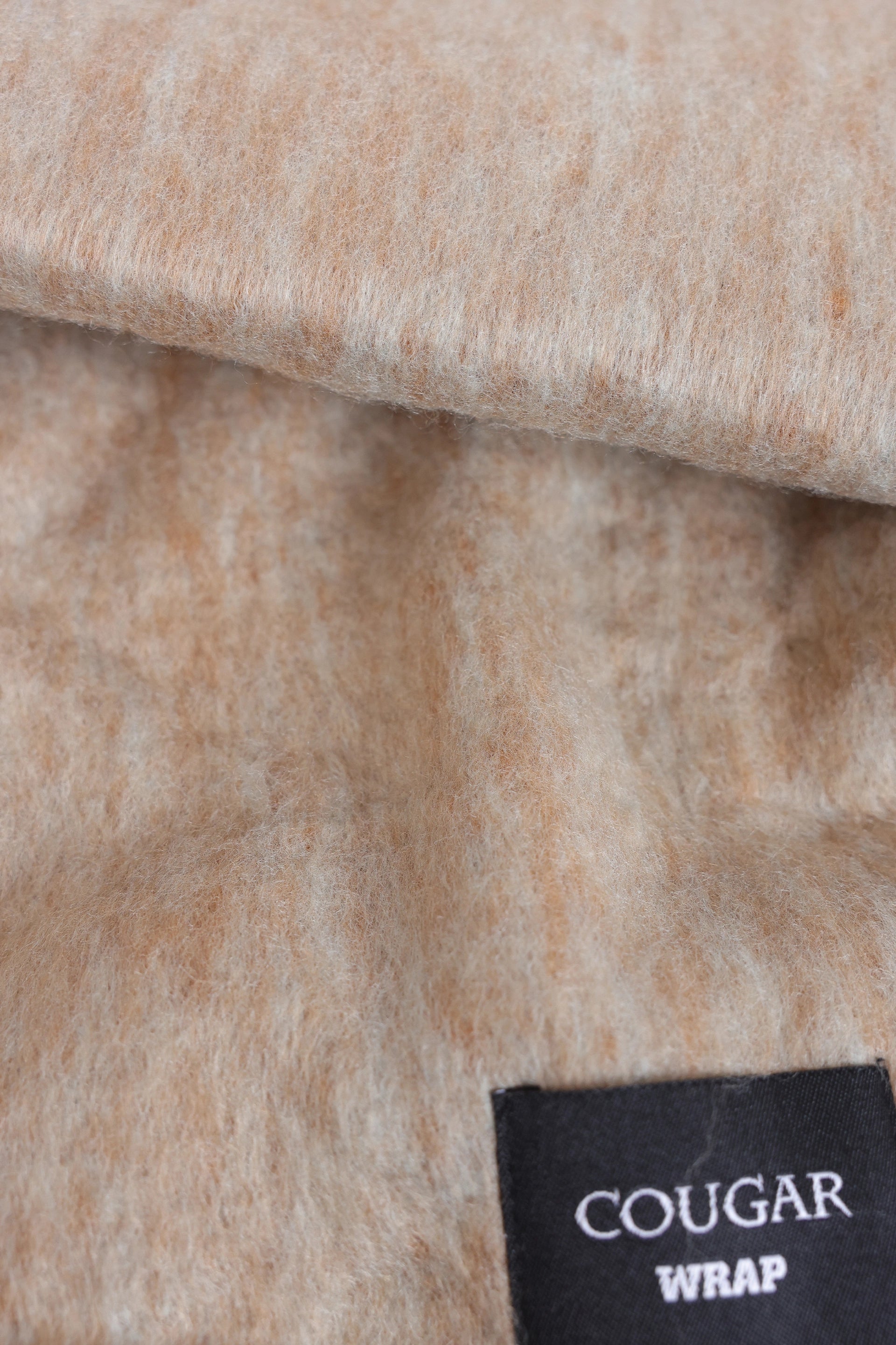 Contrast Accent Knit Shawl - Cougar Clothing