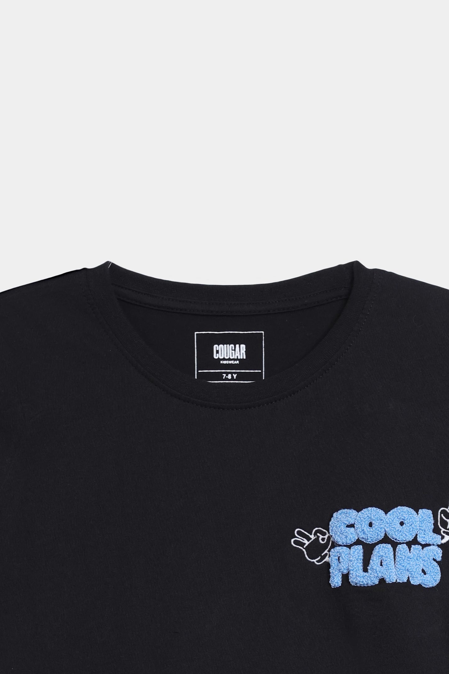 Chenille Embroidered T-Shirt - Cougar Clothing