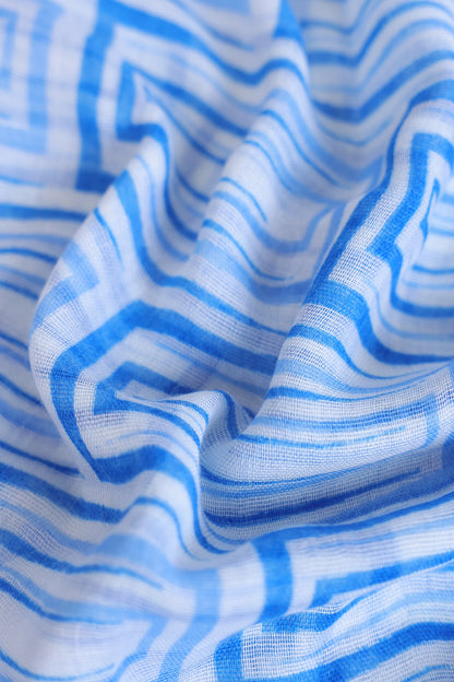 Square Print Scarf - Cougar Clothing