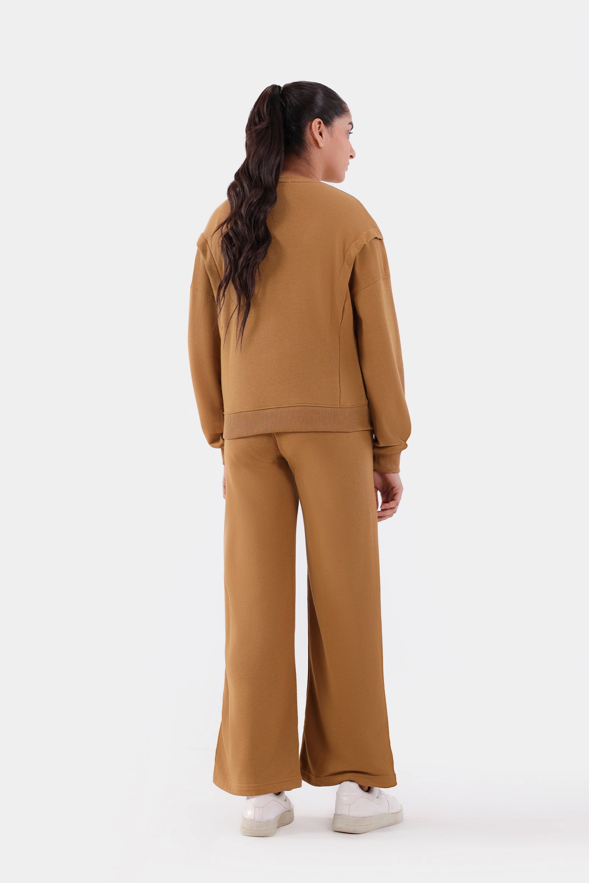 Basic Paneled Sweatshirt - Cougar Clothing