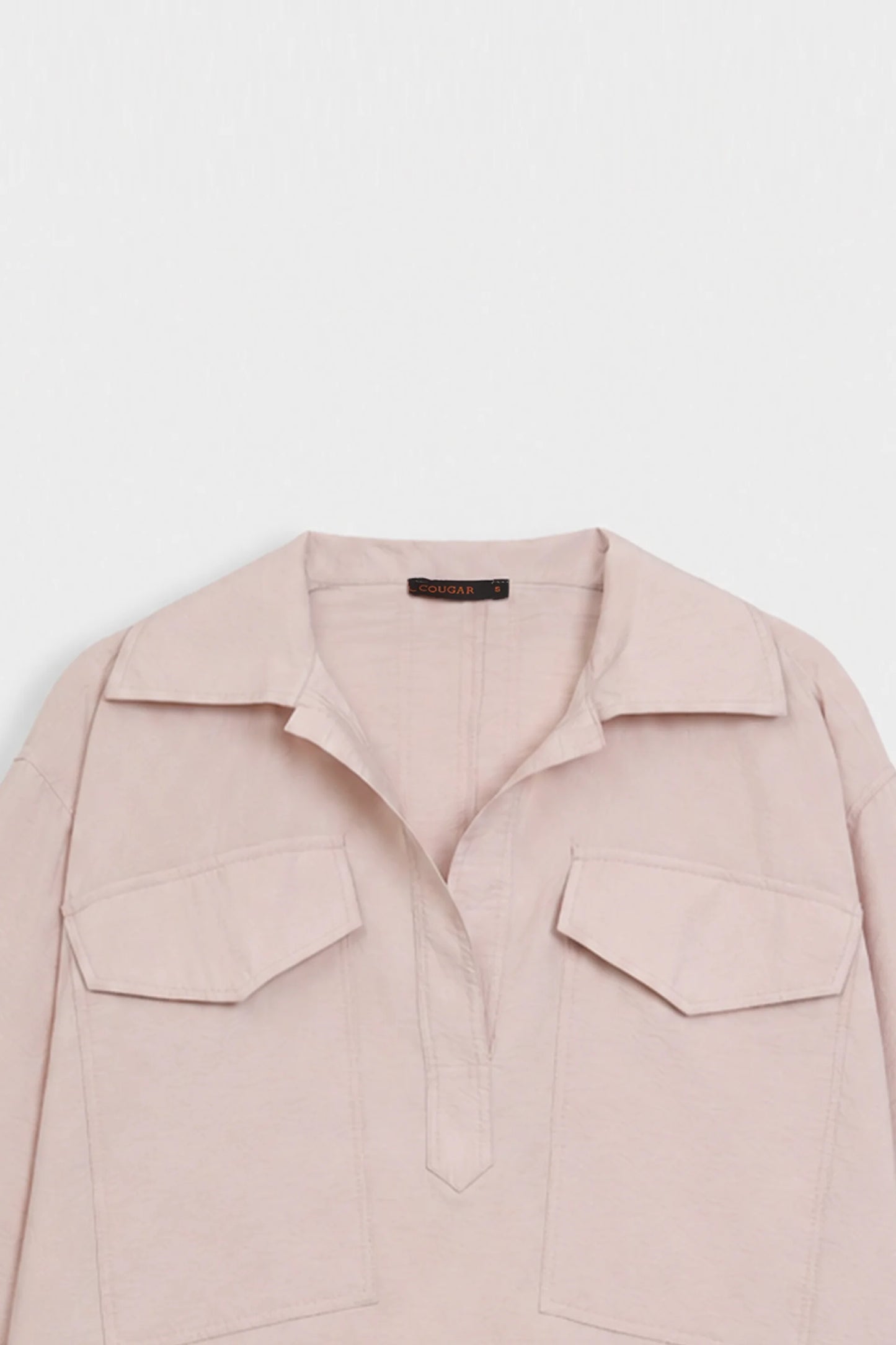 Oversized Top With Flap Pockets - Cougar Clothing