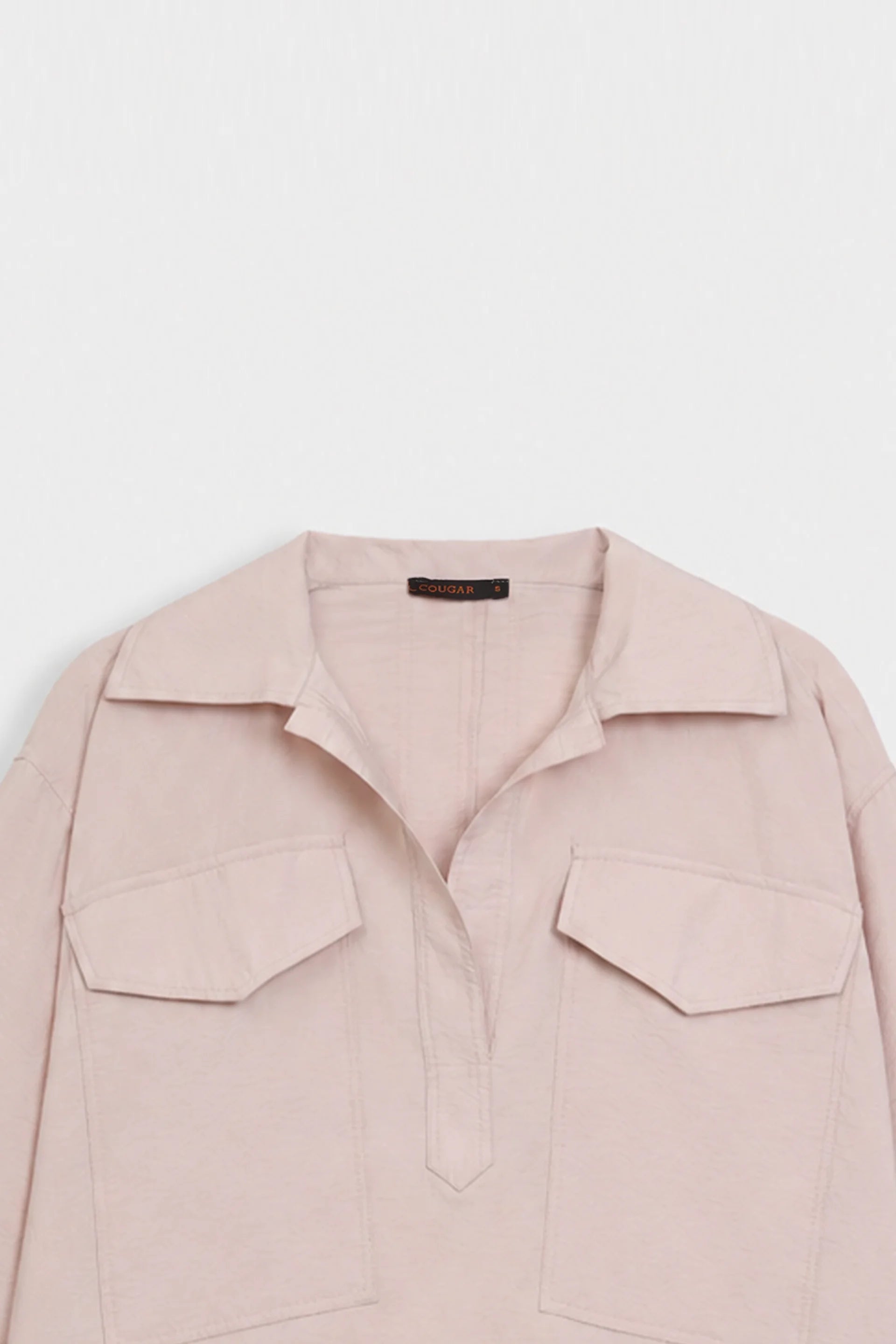 Oversized Top With Flap Pockets - Cougar Clothing