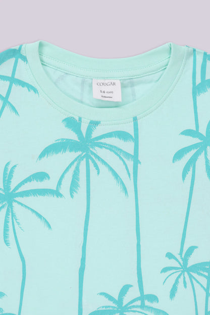 Tropical Printed T-Shirt - Cougar Clothing