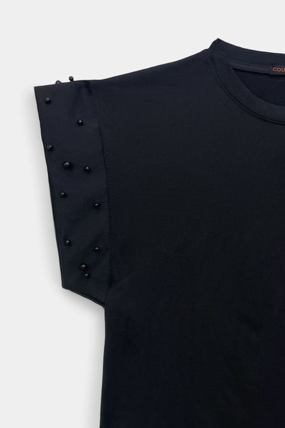 Embellished Sleeved T-Shirt - Cougar Clothing