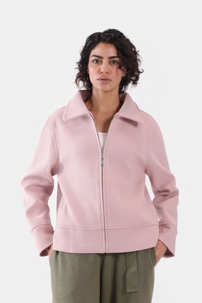 Tweed Zipper Jacket - Cougar Clothing