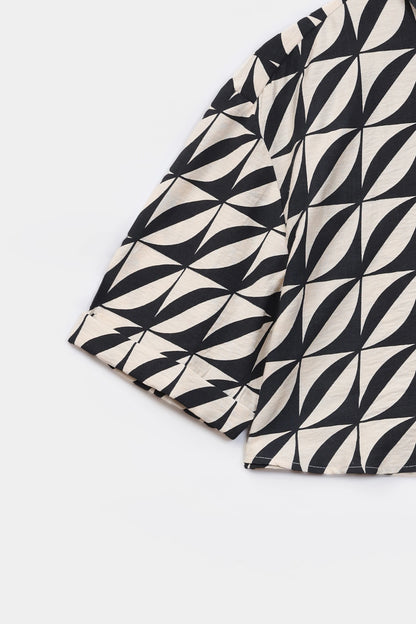 Viscose Blend Printed Shirt - Cougar Clothing