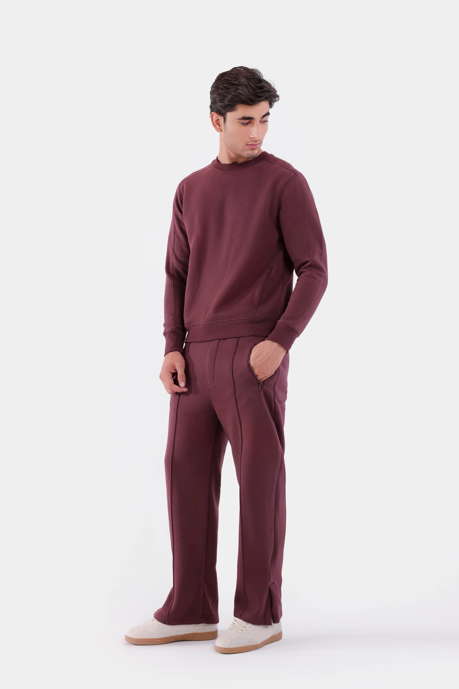 Raglan Fleece Sweatshirt - Cougar Clothing