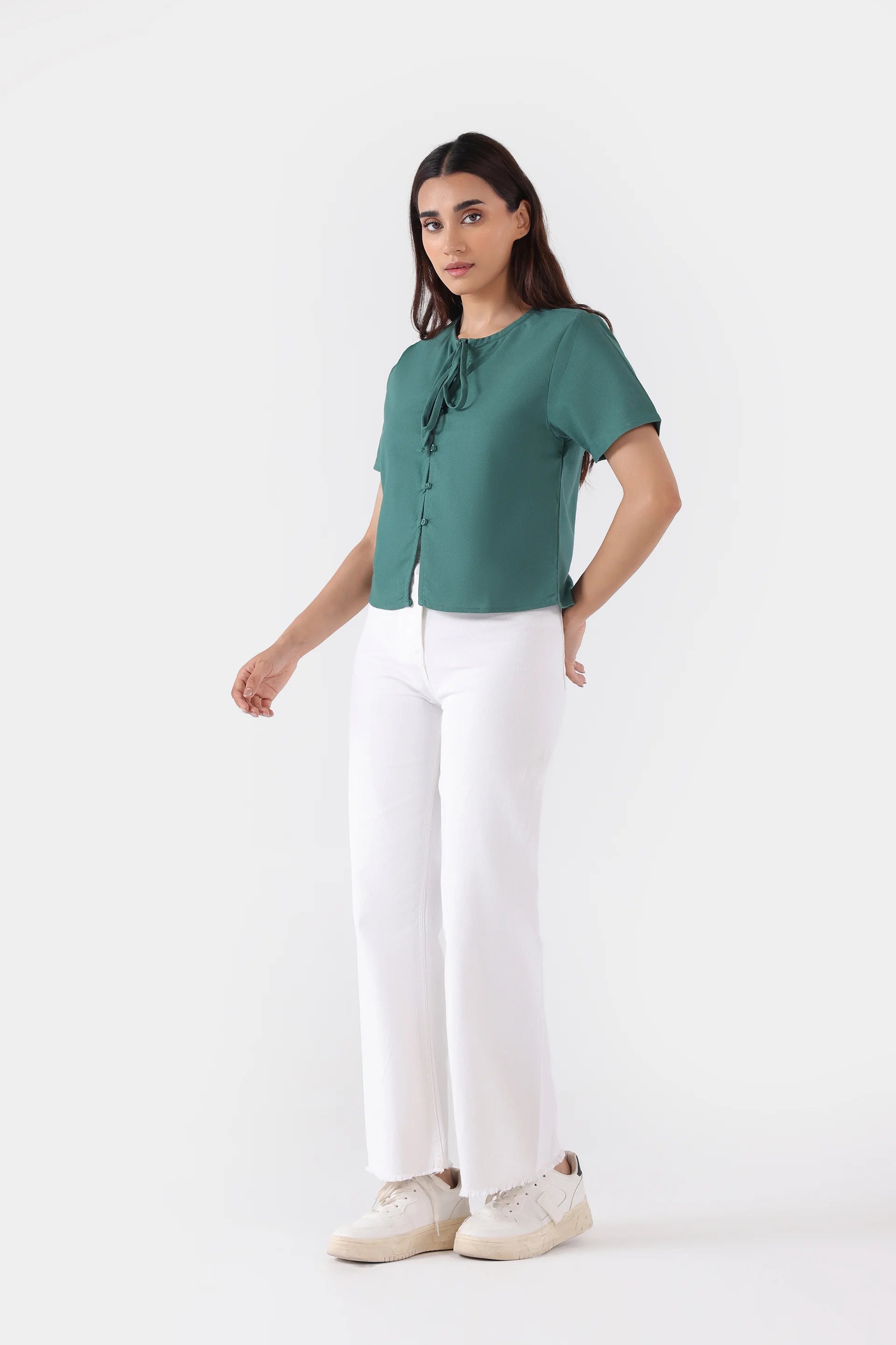 Button Front Top - Cougar Clothing