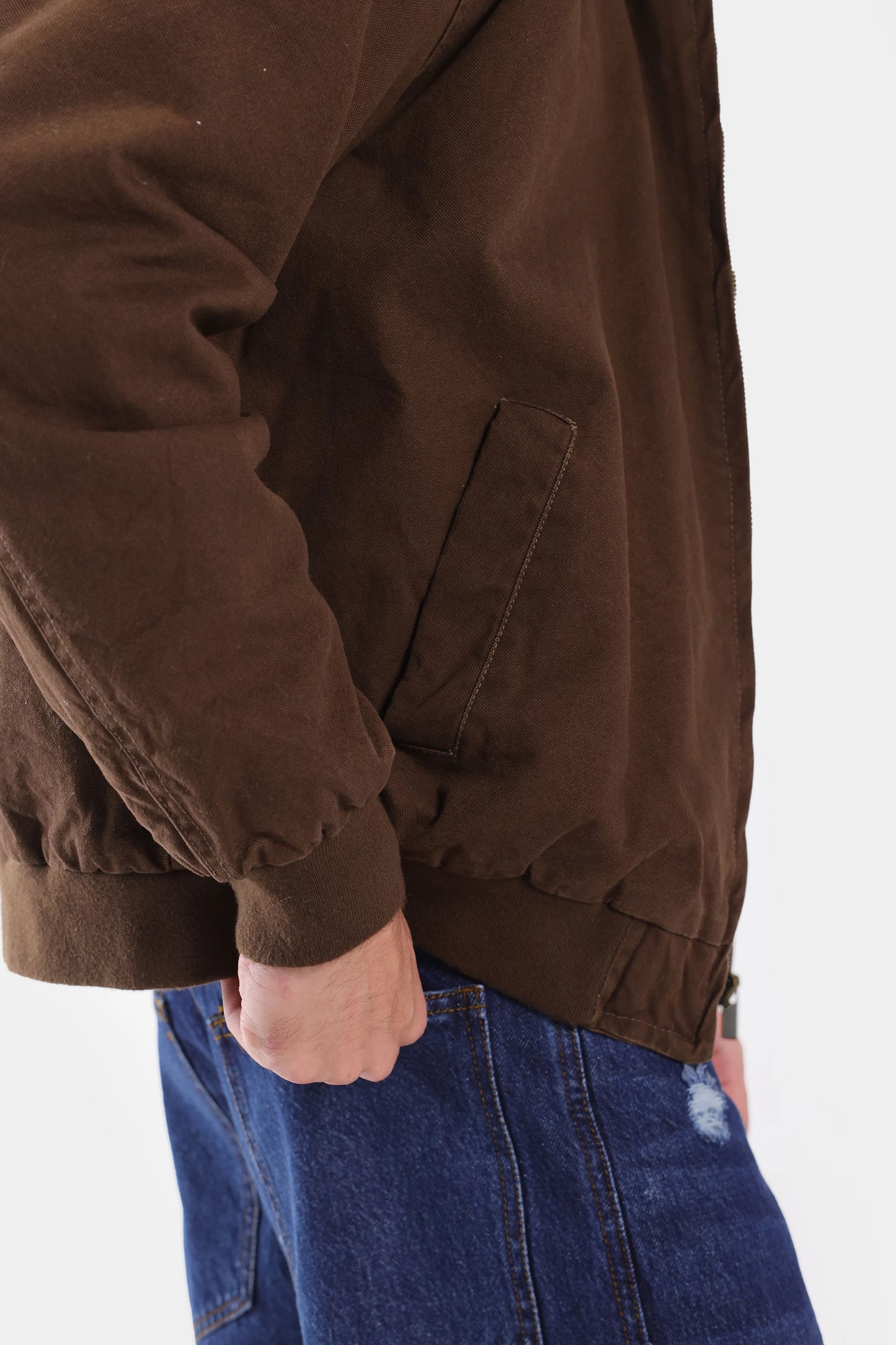 Cotton Jacket With Sherpa Lining - Cougar Clothing