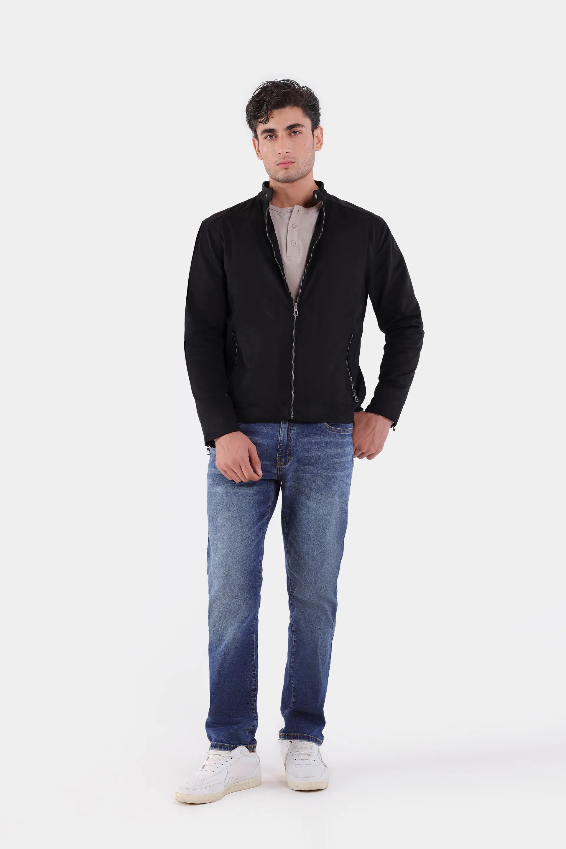 Faux Suede Jacket - Cougar Clothing