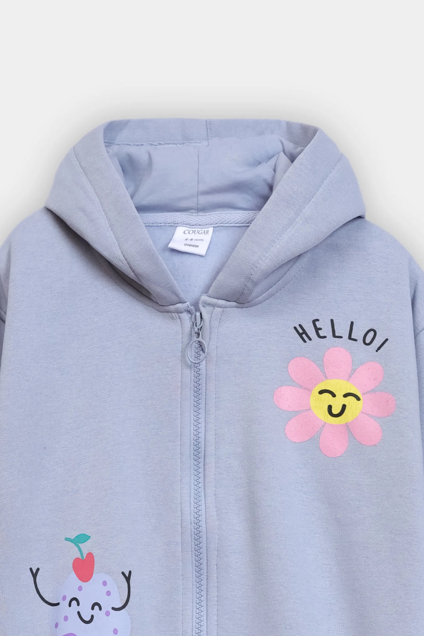 Oversized Zip-Up Hoodie - Cougar Clothing