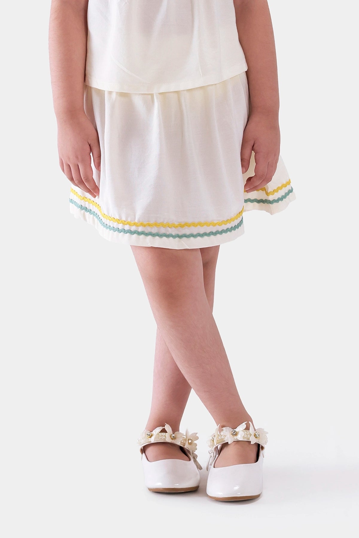 Lace Trimmed Skirt - Cougar Clothing